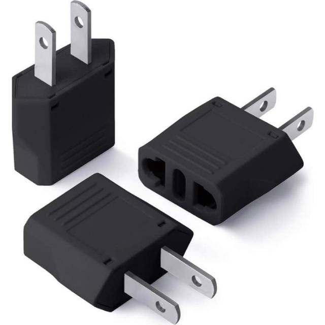 Reseadapter EU till USA 3-pack