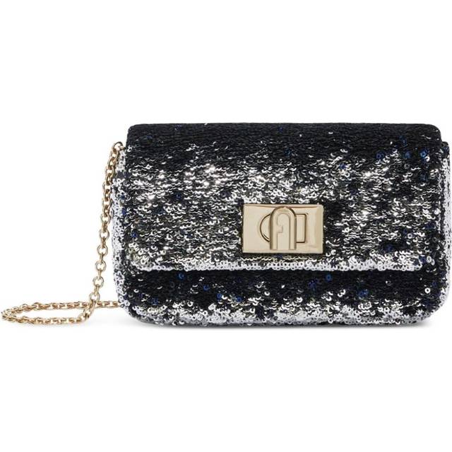 Furla - mini 1927 shoulder bag - women - Elastane/Polyester/Leather/Polytetrafluoroethylene (PTFE)/Polyester/Nylon/Polyurethane - One Size - Silver