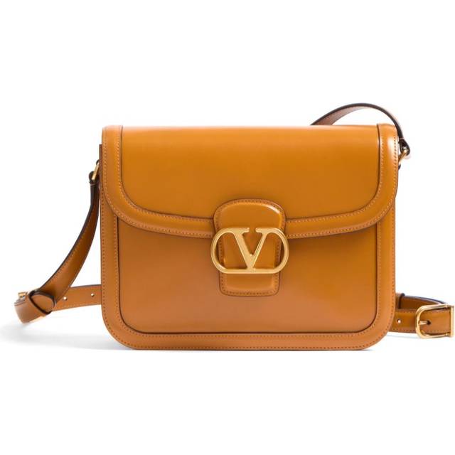 Valentino Garavani - 9to5 shoulder bag - men - Lambskin/Calf Leather/Calf Leather/Metal - One Size - Brown