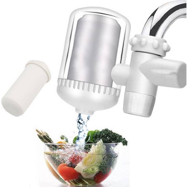 (Transparent) Filter Household Kitchen Water Purifier Faucet