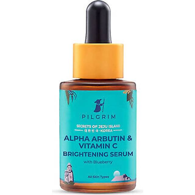 Pilgrim alpha arbutin vitamin c brightening face serum for unisex 5ml