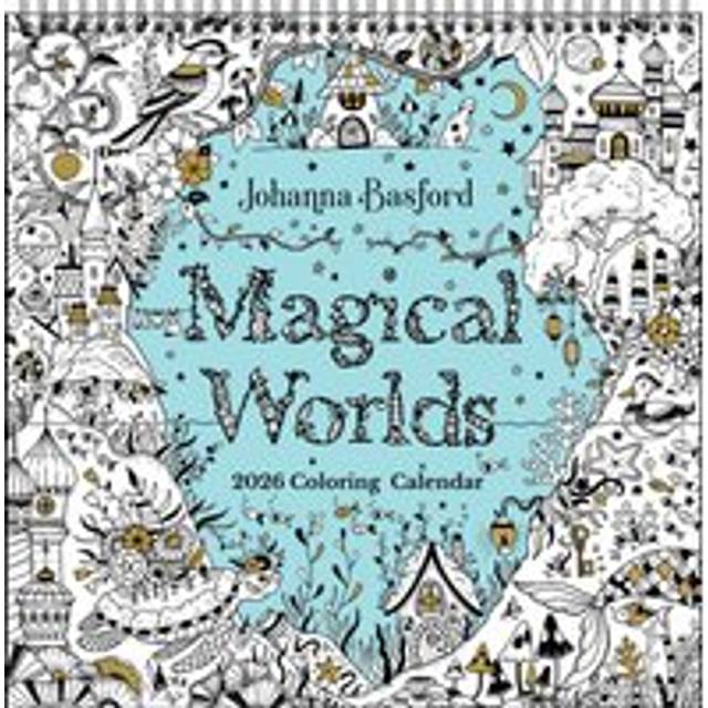 Johanna Basford, Magical Worlds Colouring Calendar 2026