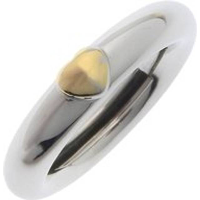 Womens Preloved Paloma Picasso Heart Ring Wo - Silver - Grey - One Size