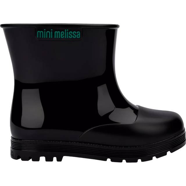 Mini Melissa Kids' Waterproof Welly Boots, Black