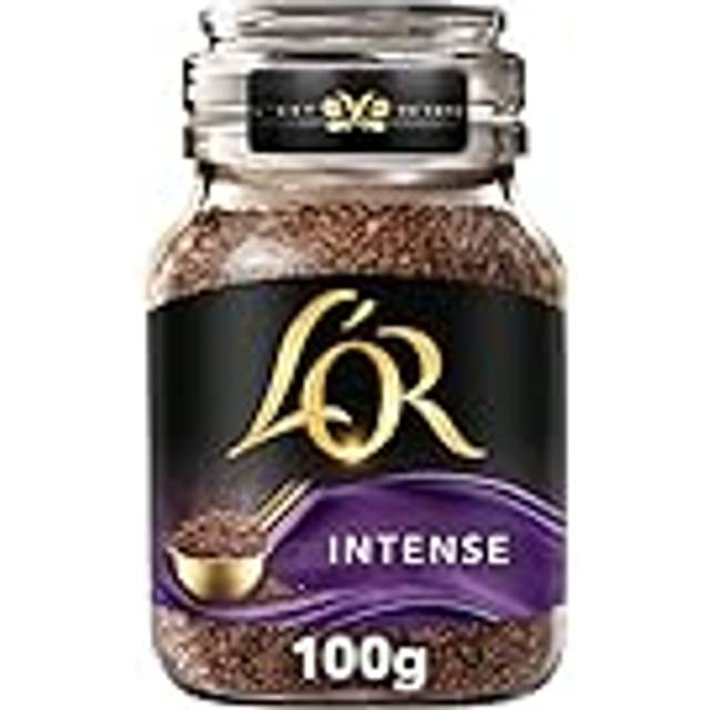 L'OR Intense Instant Coffee 100g (Pack of 6 Jars, Total 600g)