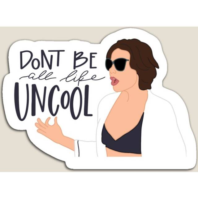 Fridge Magnets Uncool Acrylic Meme Decoration for Home Kitchen Office