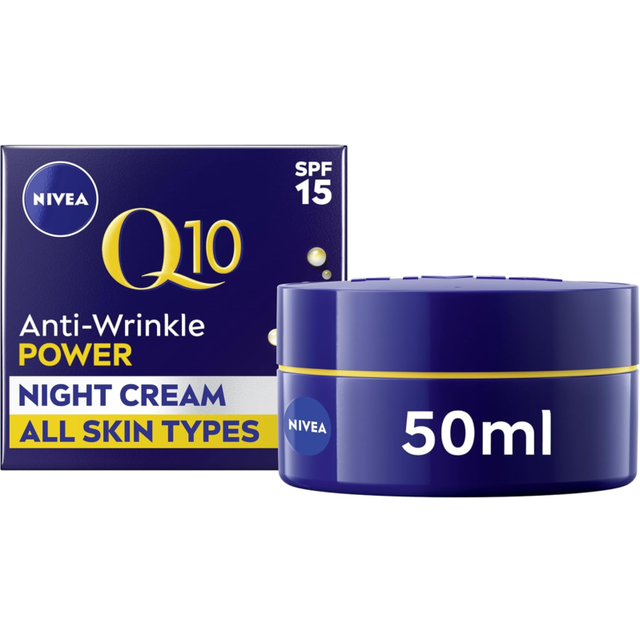 Nivea q10 anti-wrinkle power firming night cream (50ml) night moisturiser