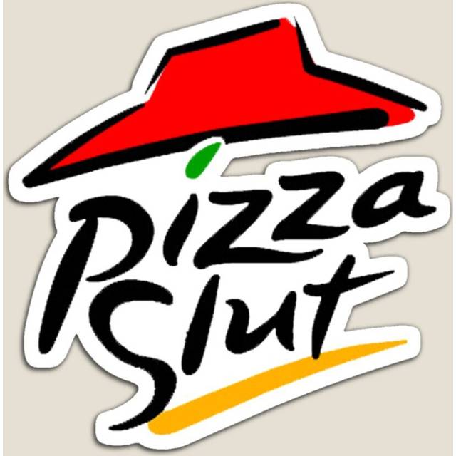 Fridge Magnets Pizza Slut Acrylic Meme Decoration for Home Kitchen Office