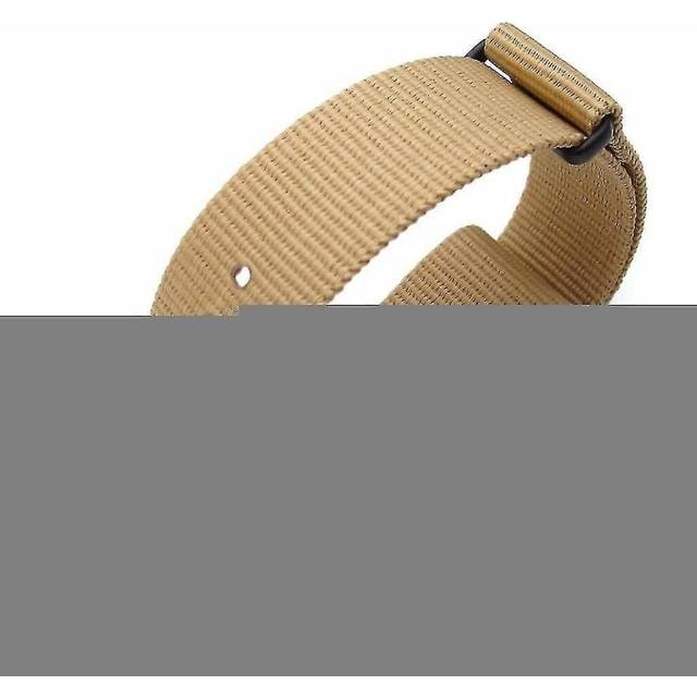 (Desert) Nato 20mm Heat Sealed Heavy Nylon PVD Black Buckle - Desert