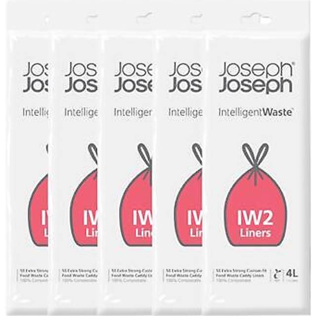 Joseph Joseph IW2 4L White Food Waste Caddy Liners - 4 pack