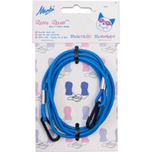 Manbi Stretch Retainer Glove Glue Kids' Mitten String, Blue - OS