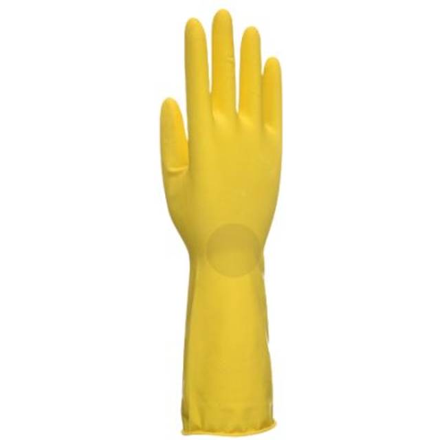 Unicare Unicare Yellow Latex Household Gloves 1 Case = 144 Pairs (12x12) Extra L - yellow