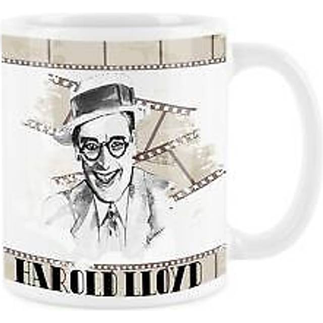 Harold lloyd mug - film reel tea/coffee vintage memorabilia ceramic gift cup