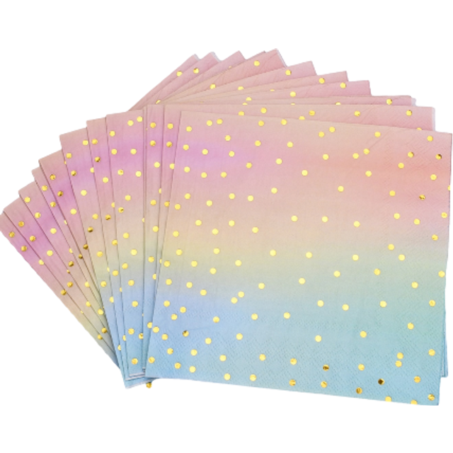SHEIN 20pcs Polka Dot Disposable Napkins, Tissue, Paper Napkins,Christmas Mother&#39;s Day Graduation