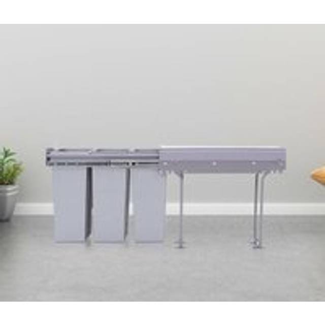 Livingandhome - 30L Pull Out Recycling Waste Bin