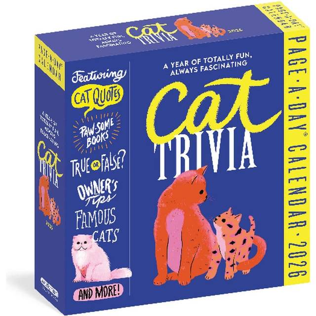Cat Trivia 2026 Page-a-Day Desk Calendar