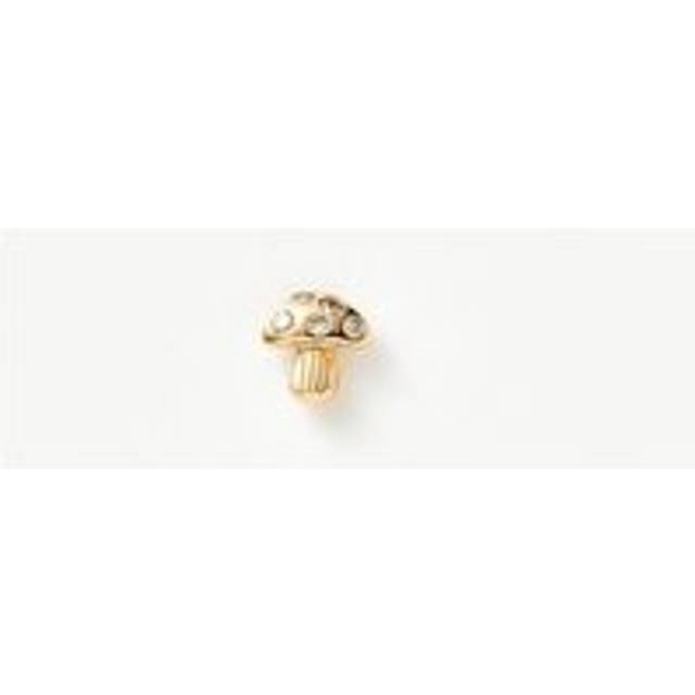 Fine Diamond Mushroom Single Stud Earring