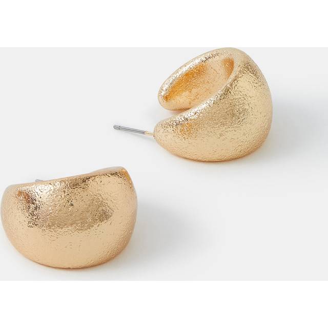 Accessorize – Guldfärgade, grova creoler