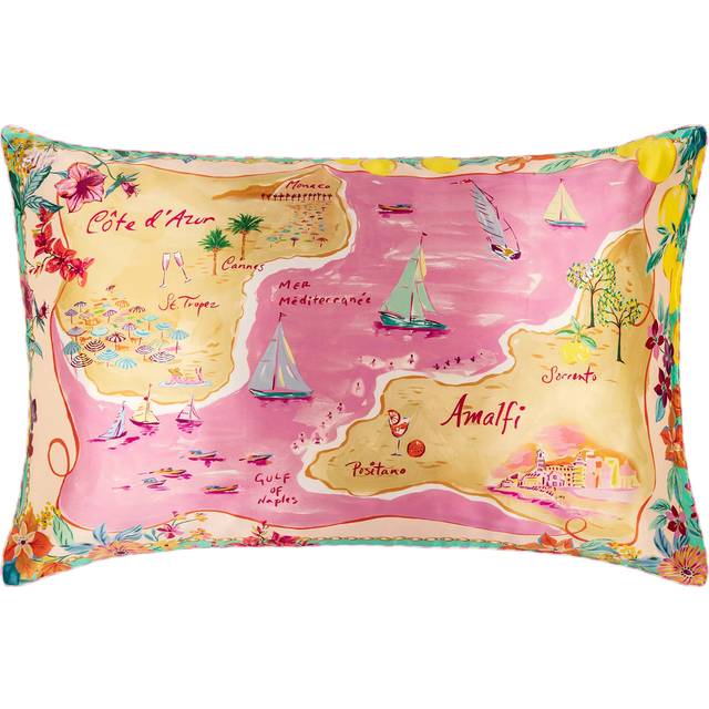 Slip® Pure Silk Zippered Pillowcase, Beach Club