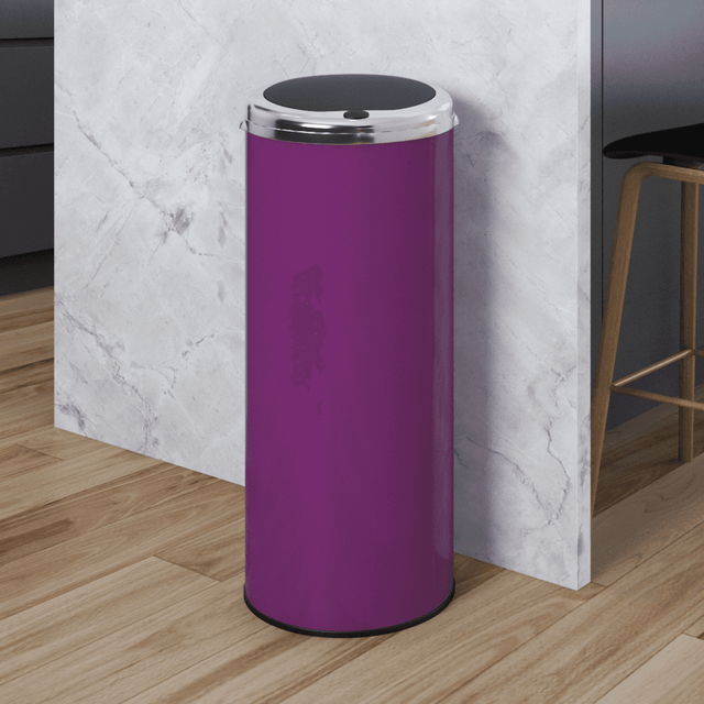 Inmotion 50L Purple Stainless Steel  Kitchen Waste Dust Bin
