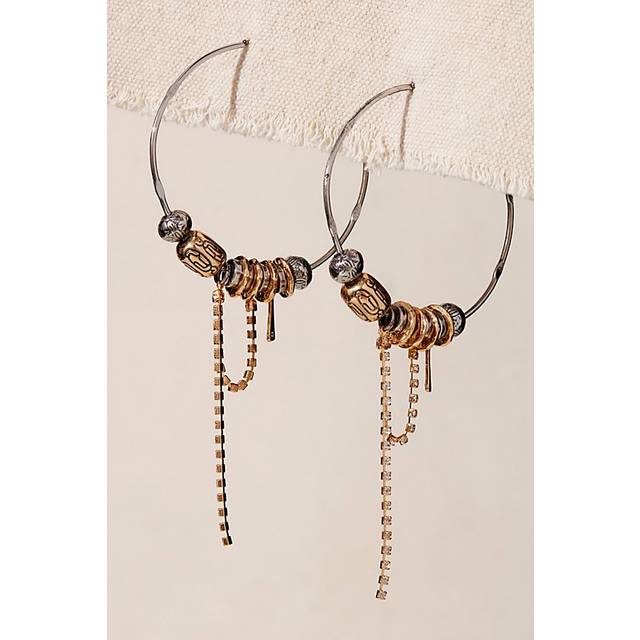 Flume Hoops in Mixed Metal