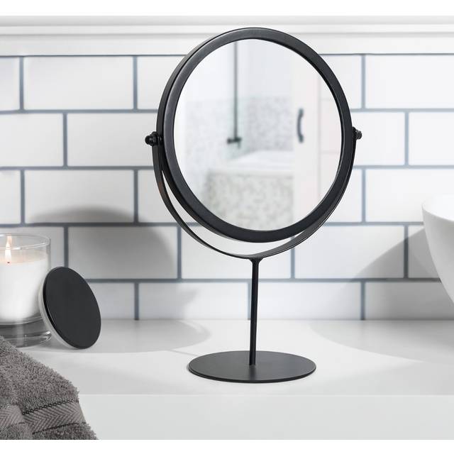 OHS Bathroom Swing Mirror - Black