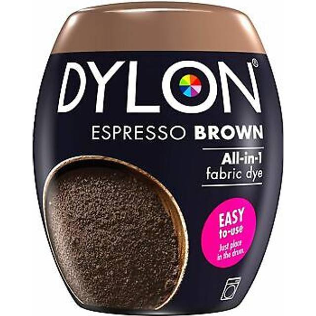 Dylon machine fabric clothes dye textile permanent colour 350g espresso brown