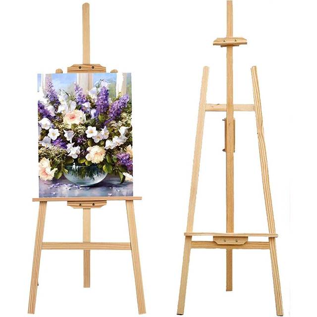 1.5m Wooden Easel Display Art Craft Cafe Wedding Paintings Stand