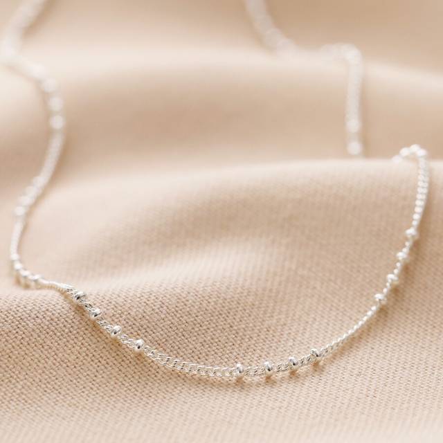 Silver Satellite Chain Necklace - silver - one size