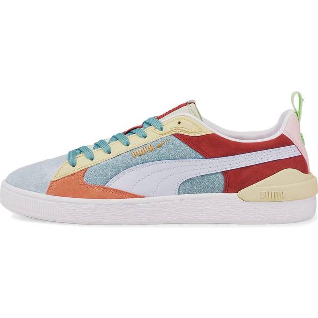 PUMA Suede Block Wt Foam Strip 2 'Blue Red White' - 4