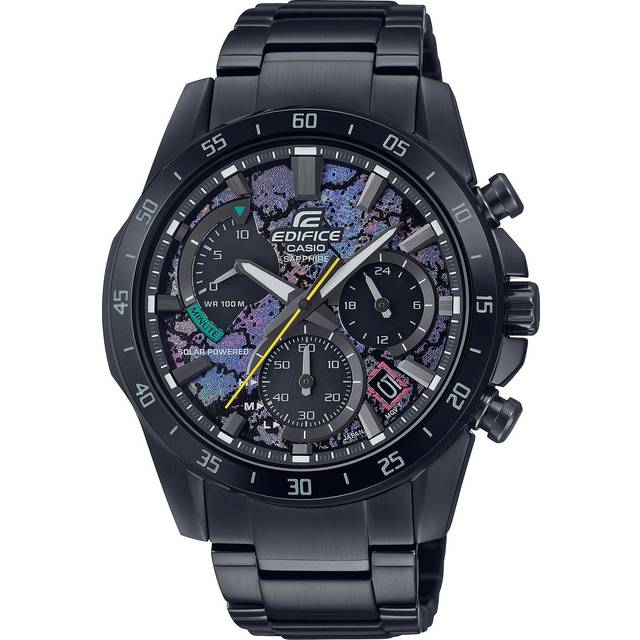 CASIO EFS-S580CP-1AVUPRC Waterproof EDIFICE Solar Powered Mens Analog EFS-S580CP-1AVUPRC - MULTI-COLOR - Free