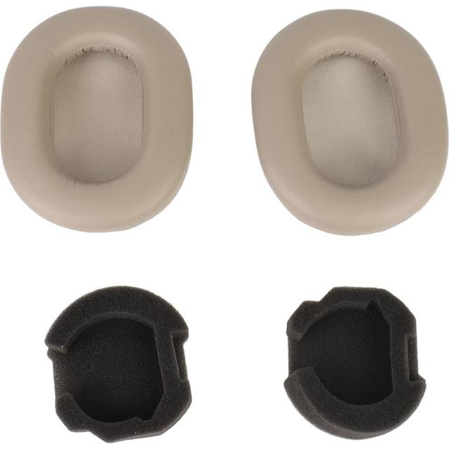 Headphone Ear Pads Protein Leather Noise Insulation Memory Foam Sponge Ear Cushions for WH 1000XM5 silver