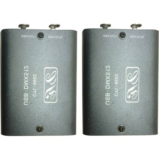 2X 512-Channel USB to DMX DMX512 LED Light DMX-Stage Lighting Module Stage Lighting Controller Mini Decoder