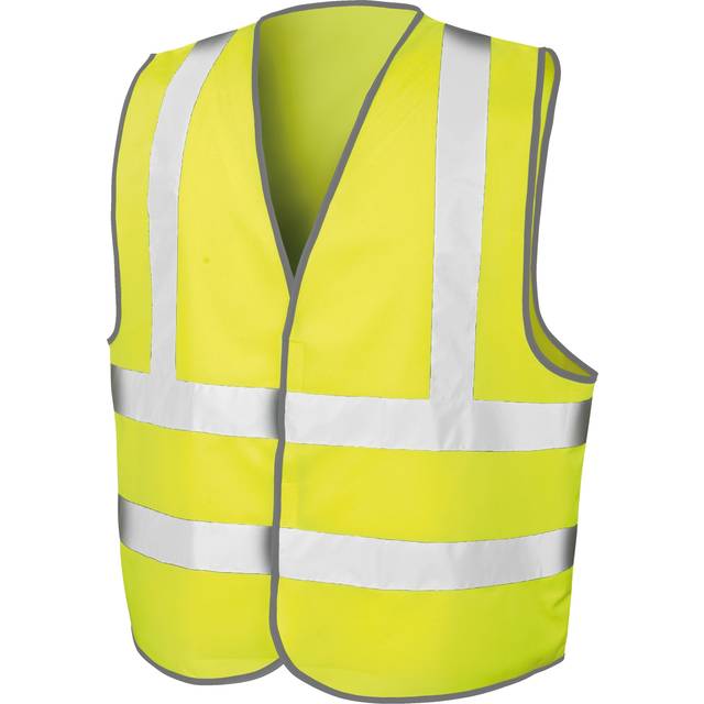 (2XL/3XL, Fluorescent Yellow) Result Mens Core Safety Hi Viz Vest