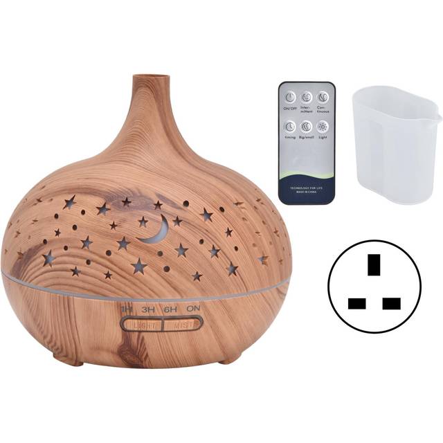 Desk Humidifier 400ml LED Night Light 35db Silent Auto Off Remote Control Aromatherapy Diffuser for