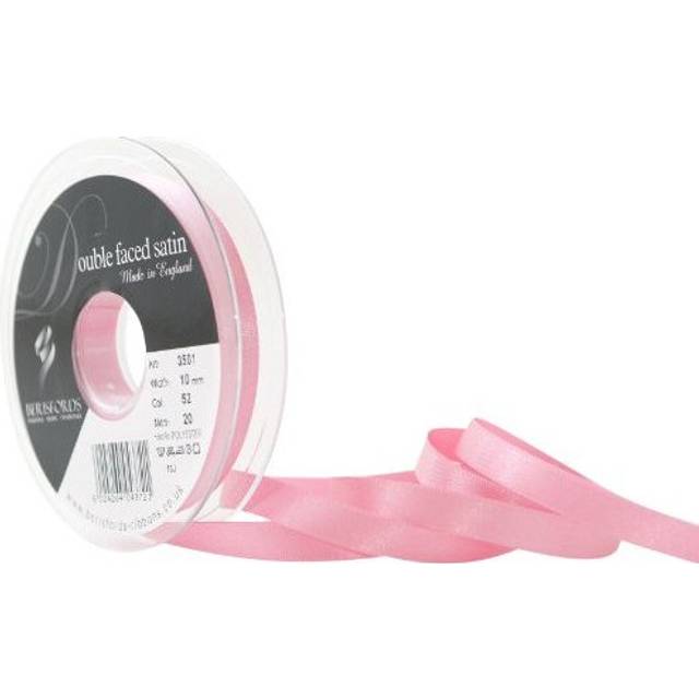 Berisfords Double Faced Satin Ribbon 52 Hot Pink