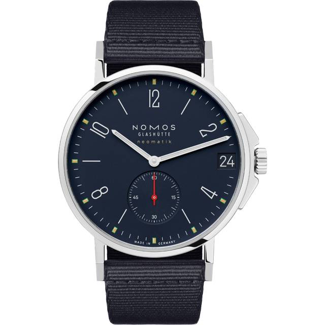 Nomos Glashutte Ahoi Neomatik 38 Date Atlantic Steel Back Watch