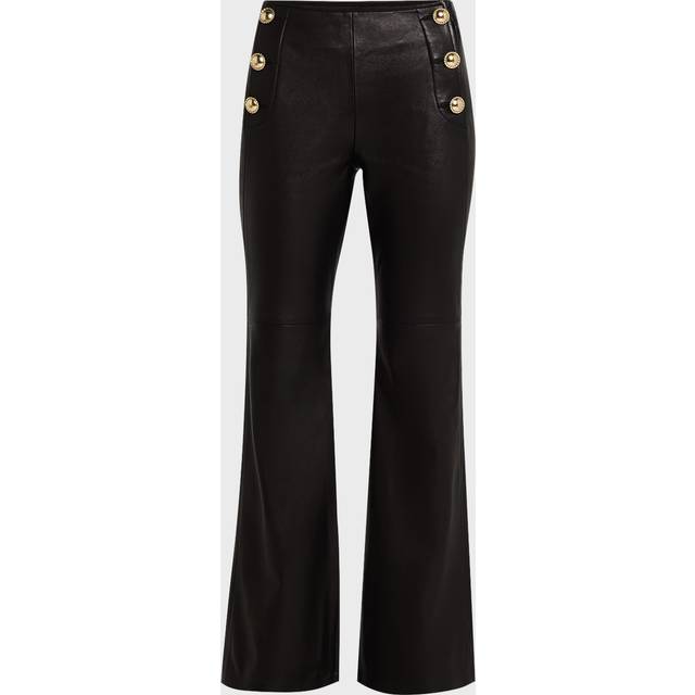 Dorothee Schumacher Sleek Statement leather flared pants