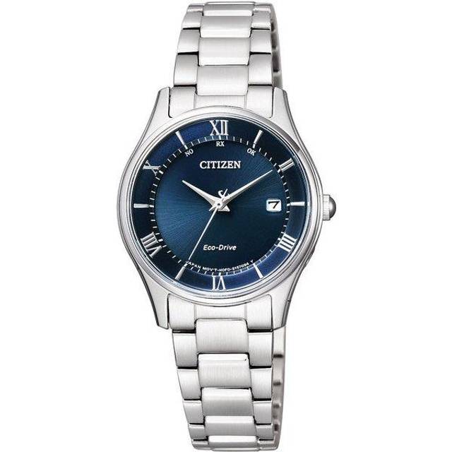 Citizen ES0000-79L ( Watch CITIZEN COLLECTION Eco-Drive radio-controlled Thin Series Date Women's Stainless Band /Blue)