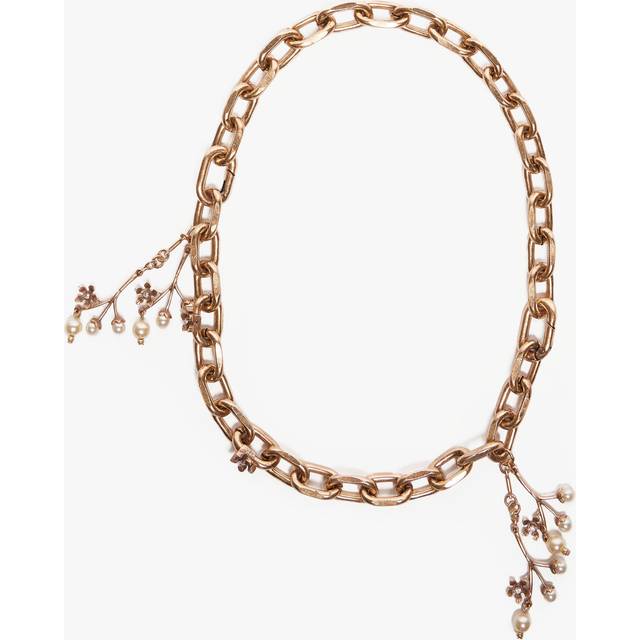 Claudia chain necklace with pendants - U GOLD (U)