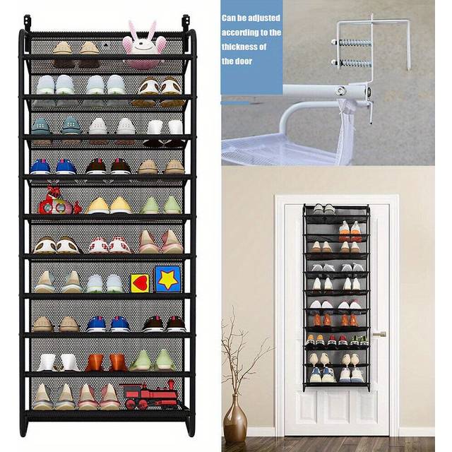 TEMU 30 Over Hanging Shoe Rack 10 Shoes Organizer Shoe Rack, Shoe Storage Organizer