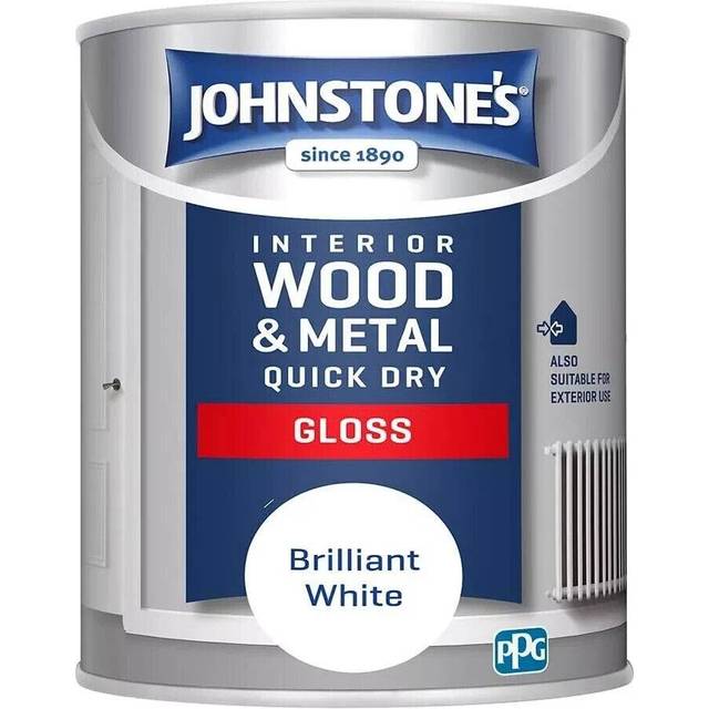 Johnstones Qd Gloss Brilliant White 750Ml