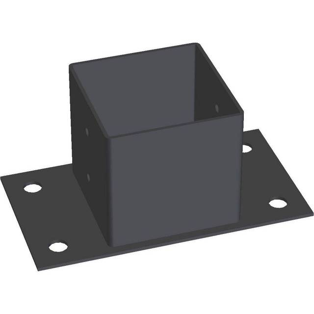 Stolpsko Svart 71X71X150mm Jabo 35148