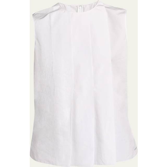 Pleated Sleeveless Top - LILYWHITE - 46 IT (10 US)