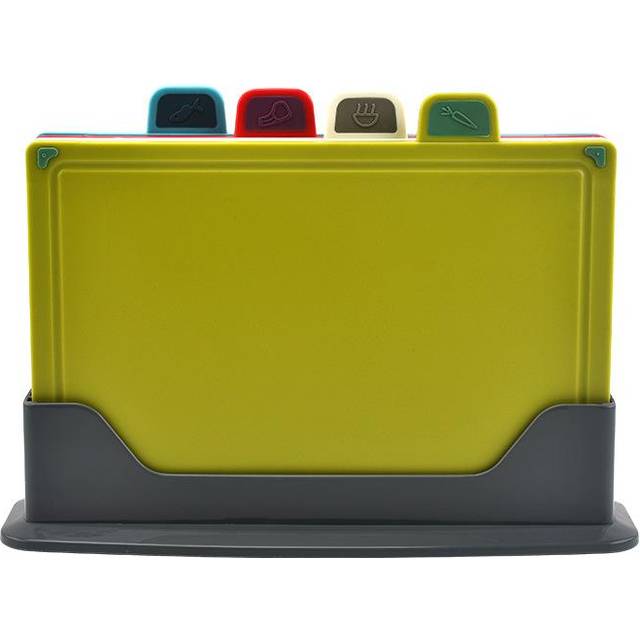 4pcs Food Classification Chopping Boards PP TPR Portable Non Slip Cutting Boards Kitchen Tools With