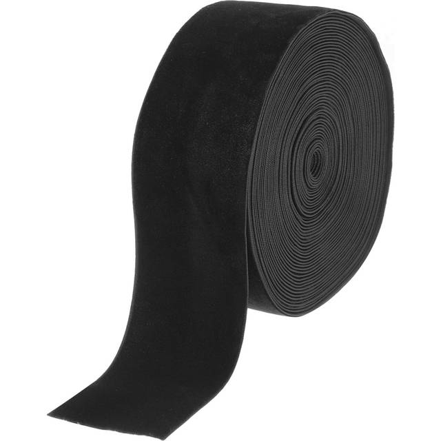 Velvet ribbon gift wrapping 2 inch x 10 yard black single face velvet