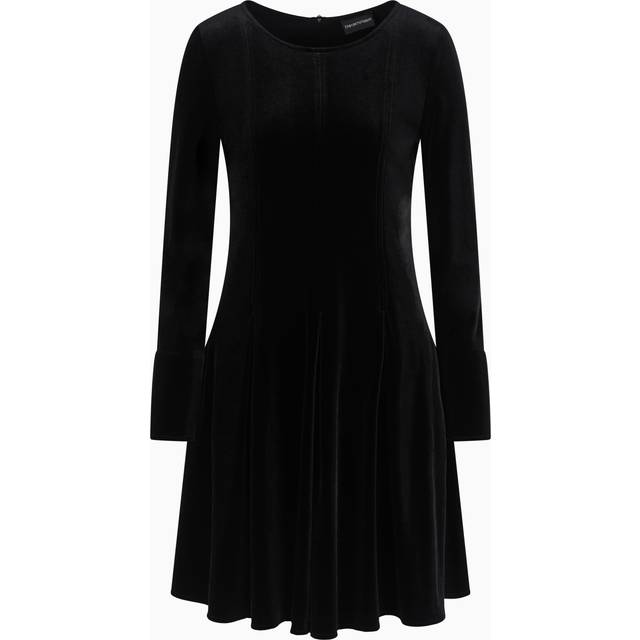 chenille flared dress