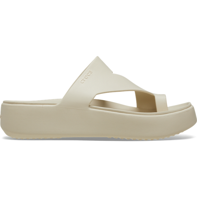 Crocs Getaway Platform Toe Loop Sandal - Nude, Nude, Size 5, Women