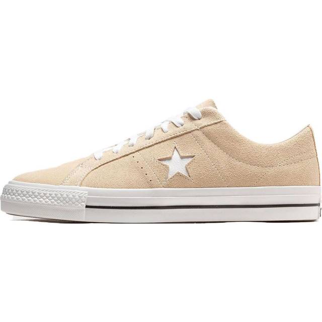 Converse One Star Pro Classic Suede 'Oat Milk' A04155C - Oat Milk/White/Black - 3