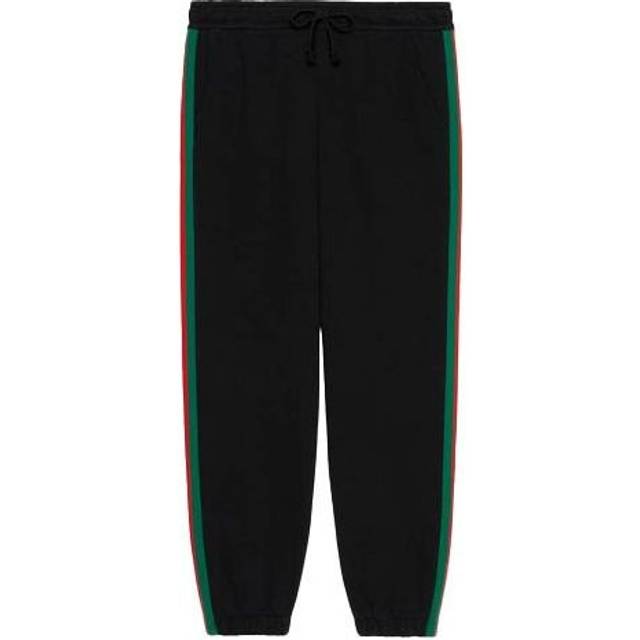 Gucci x THE NORTH FACE Crossover SS21 Webbing Printing Cotton Sports Pants/Trousers/Joggers Black 657490-XJDIP-1082 - L